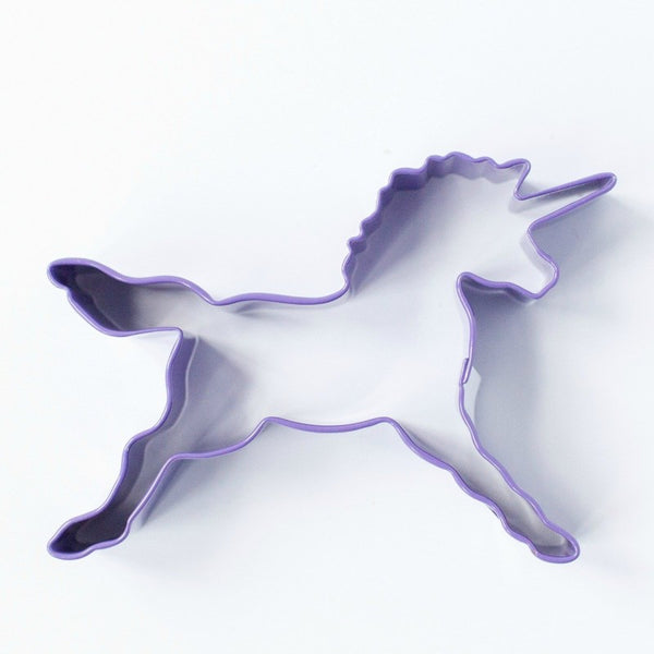 Cookie Cutter - Unicorn 13cm - Purple