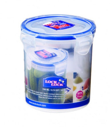 Lock & Lock Classic Round Tall Container - 700ml