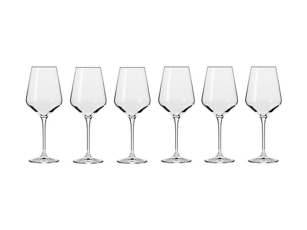 Krosno Avant-Garde Wine Glasses 390ml 6pc (Made in Poland)