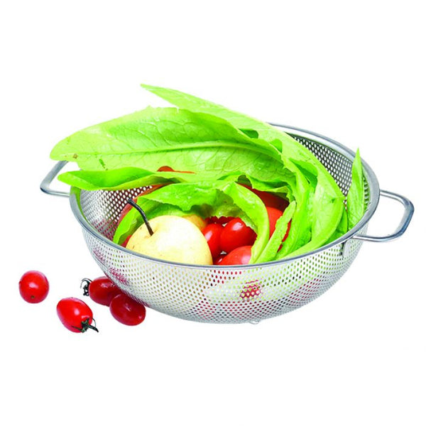 Appetito Perforated Colander 25.5cm Stainless Steel