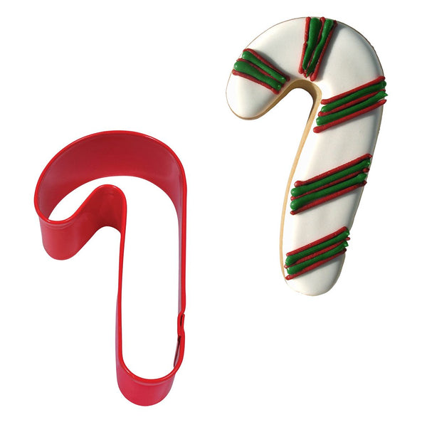 Cookie Cutter - Candy Cane 9cm - Red