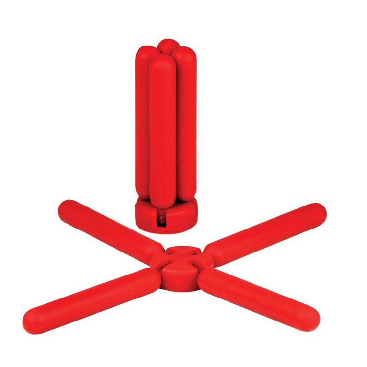 Avanti Silicone Foldable Trivet - Red