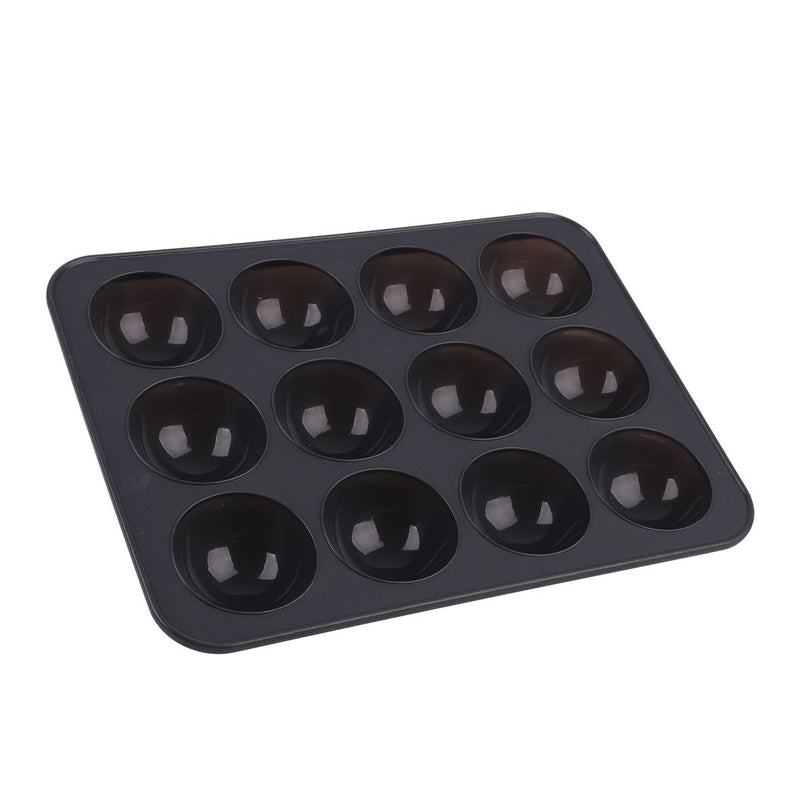 Daily Bake Silicone 12 Cup Dome Pan 32.5x24.5x3.6cm Charcoal