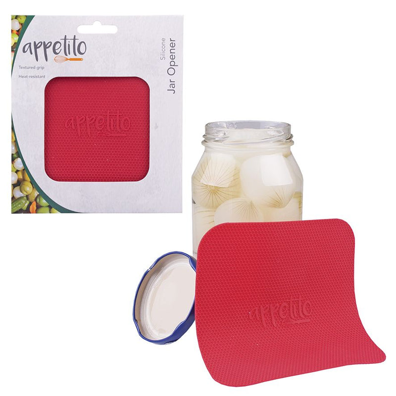 Appetito Silicone Jar Opener - Red
