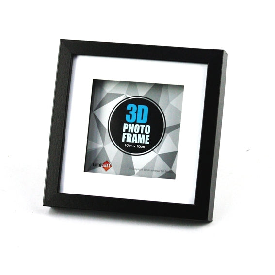 3D Wood Frame Black 10x10 / "4x4"