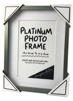 Cooper & Co Pewter Metal Frame 10x15cm-15x20cm/4x6"-6x8"