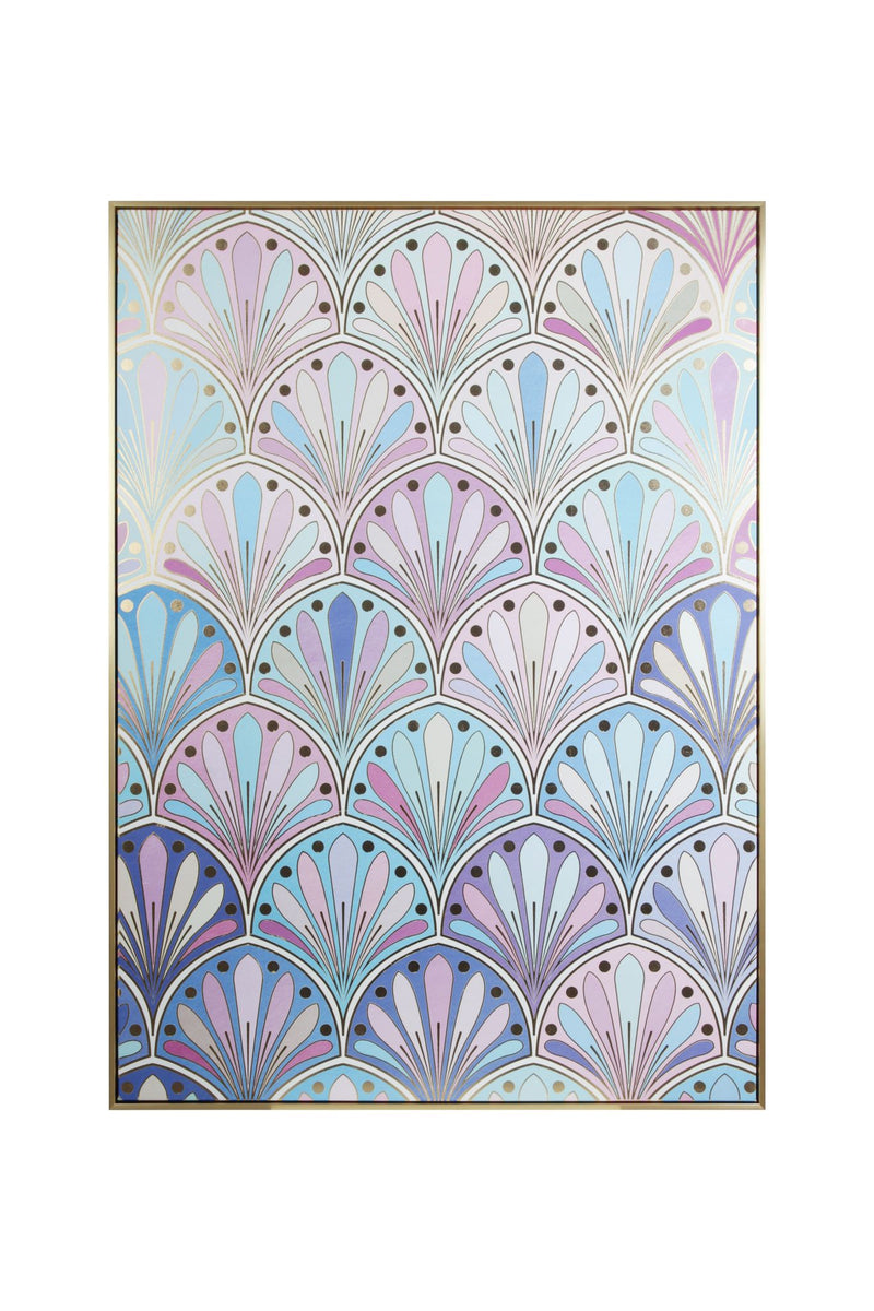 Rainbow Clam Wall Art - 100x140cm