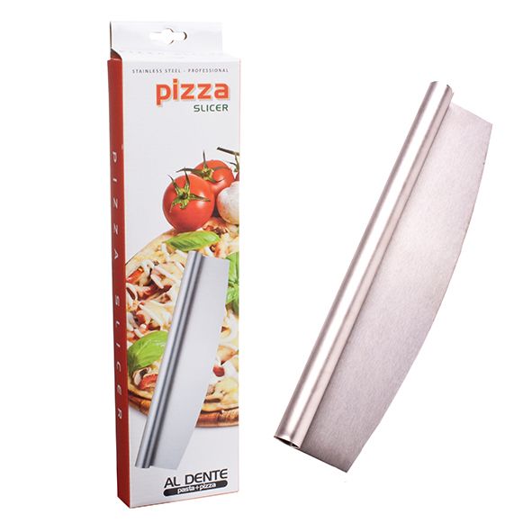 Al Dente Stainless Steel Professional Pizza Slicer - 35cm