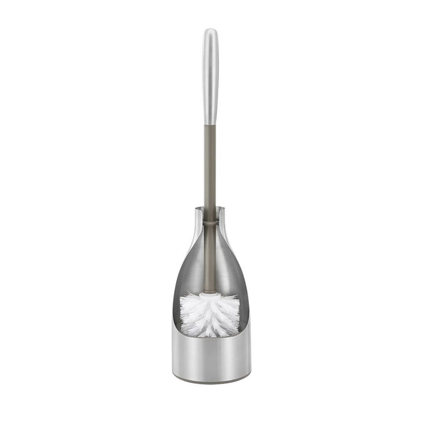 Polder Toilet Brush Caddy - Stainless Steel