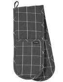 Ladelle Eco Recycled Double Oven Mitts 17x89cm - Charcoal