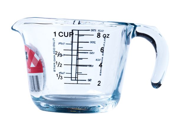 O'Cuisine Borosilicate Measuring Jug 0.25L/1 Cup (Made in France)