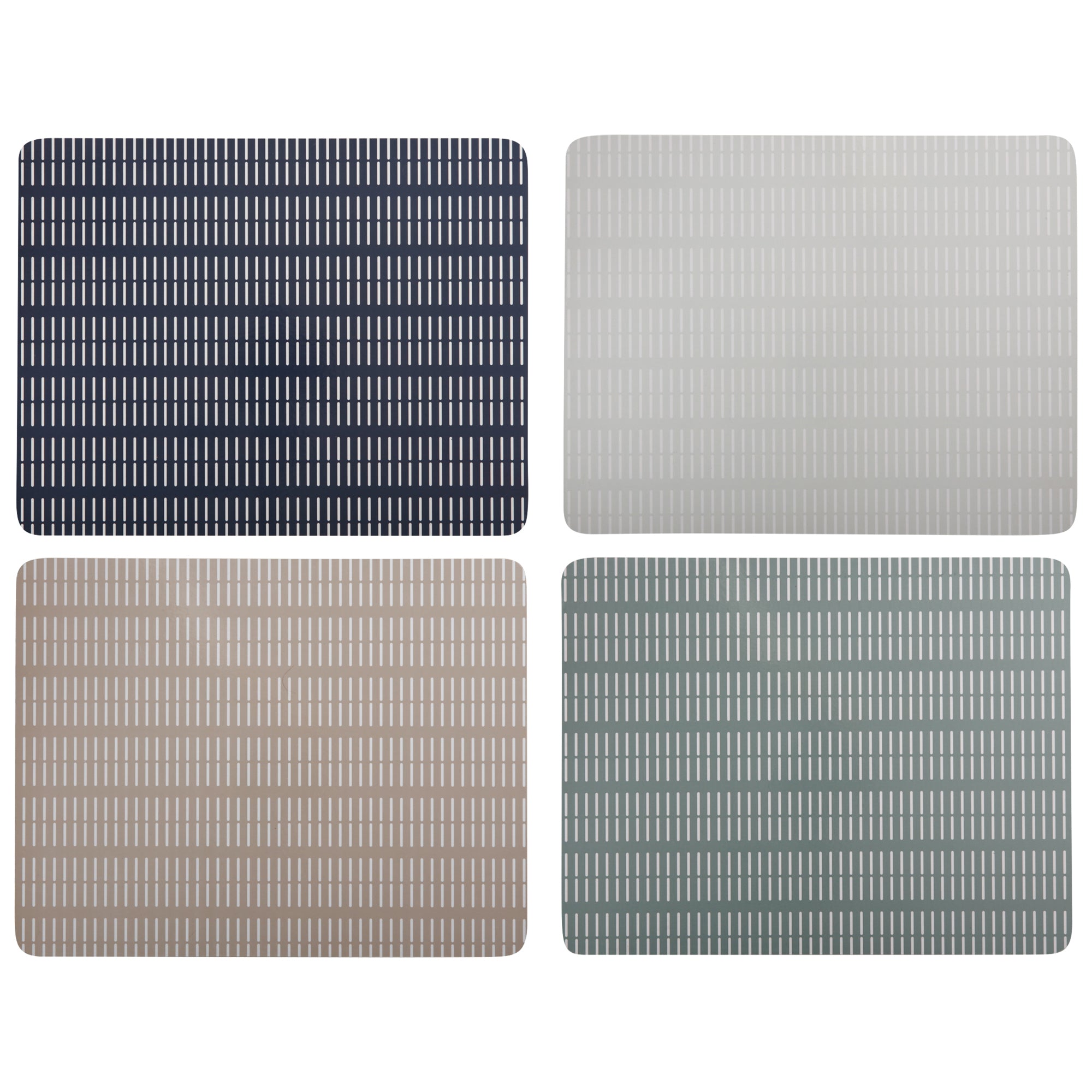 Maxwell & Williams Halsie Placemats 34x26.5cm Set of 4 Assorted Cork