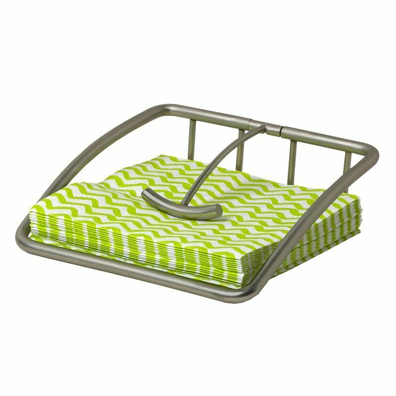 Spectrum Euro Weighted Napkin Holder 19x6.5cm - Satin