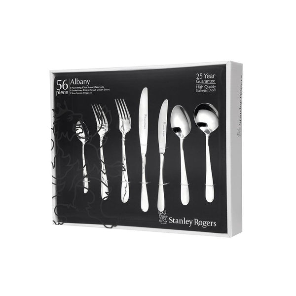 Stanley Rogers Albany Cutlery Set - 56pc