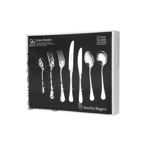 Stanley Rogers Manchester Cutlery Set - 56pc