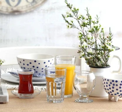 Aras Hi Ball Glasses 365ml - Set of  6 - LAV (Made in Turkey)