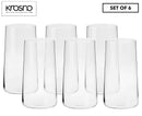 Krosno Avant-Garde Highball Glasses 550ml 6pc (Made in Poland)