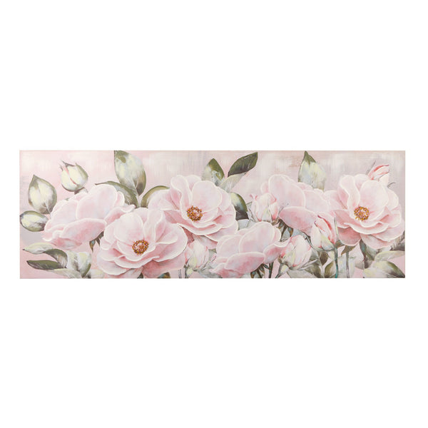 White Flowers Canvas Print - 150x50cm