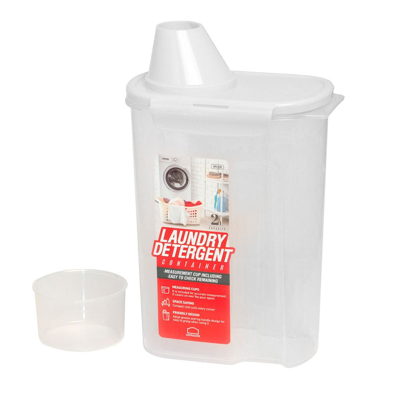 Lock & Lock Laundry Detergent Container With Measuring Cup - 2Lt