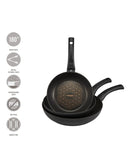 Essteele Per Salute 20/24/28cm Triple Skillet Pack (Made In Italy)