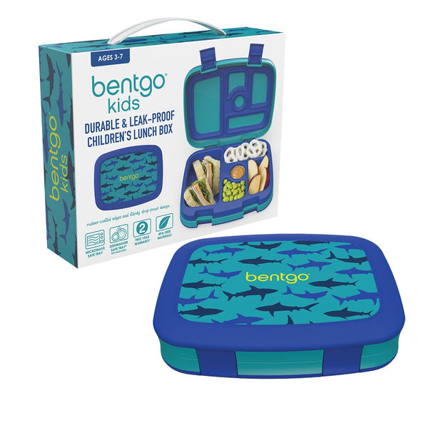 Bentgo® Kids Print Leak-Proof Bento Lunch Box - Sharks