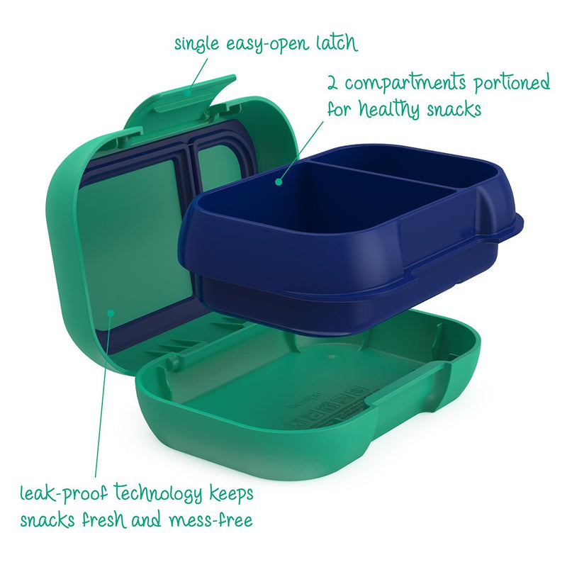 Bentgo® Kids Leak-Proof Snack Container - Green/Royal