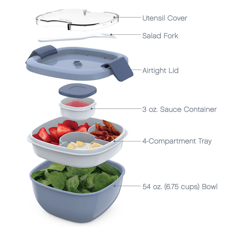 Bentgo® Salad All-In-One Salad Container - Slate