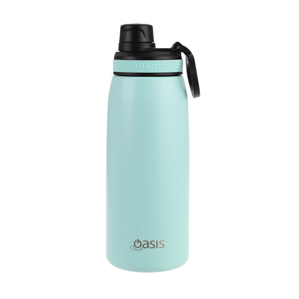 Oasis Stainless Steel Double Wall Insulated Sports Bottle Screw Cap 780ml - Mint