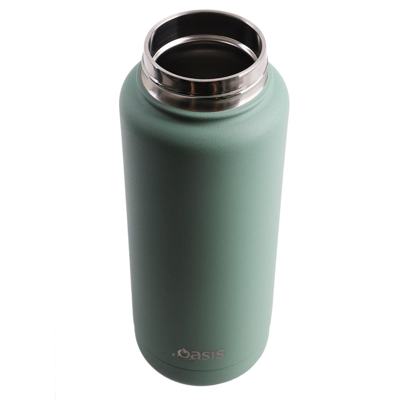 Oasis Stainless Steel Double Wall Insulated Titan Bottle 1.2L - Sage Green