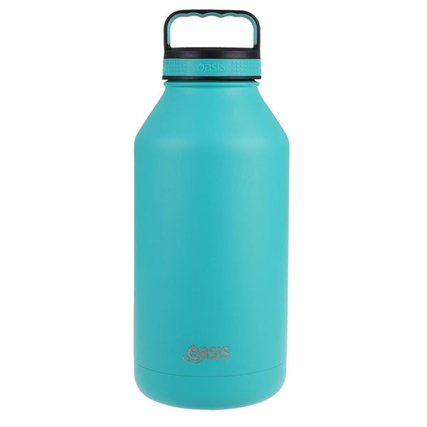 Oasis Stainless Steel Double Wall Insulated Titan Bottle 1.9L - Turquoise