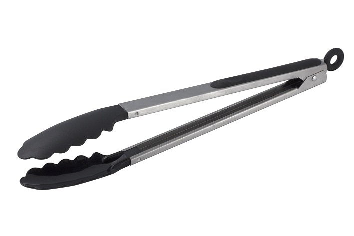Cuisena Locking Tongs With Silicone Head 23cm