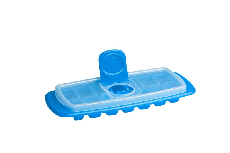 Cuisena Ice Cube Tray With Lid - Blue - 14 Cubes