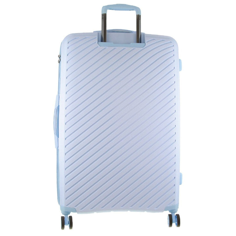 Pierre Cardin Hard Shell 4 Wheel Suitcase - Cabin - Blue