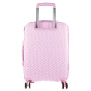 Pierre Cardin Hard Shell 4 Wheel Suitcase - Cabin - Pink