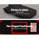 2.1M Adjustable Portable Basketball Rim Black