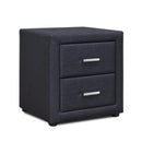 Moda Bedside table - Charcoal