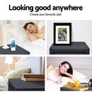 Moda Bedside table - Charcoal