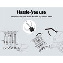 Bike Carrier Rack w/ Tow Ball Car Mount - Black & Silver