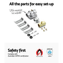 Gas Cooktop 90cm Kitchen Stove Cooker 5 Burner  NG/LPG Silver