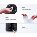 Aroma Diffuser Aromatherapy LED Night Light Iron Air Humidifier Black Forrest Pattern 100ml