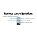 Aromatherapy Diffuser Aroma Essential Oils Air Humidifier LED Light 400ml