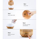 Aromatherapy Diffuser Aroma Essential Oils Air Humidifier LED Light 400ml