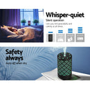 Aroma Diffuser Aromatherapy Essential Oils Metal Cover Ultrasonic Cool Mist 100ml Remote Control Black