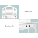 Dressing Table w/ Mirror - White