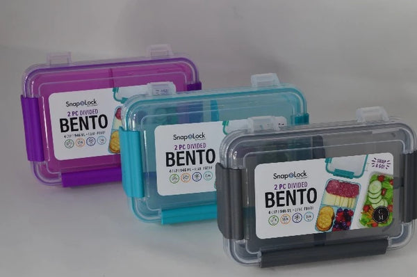 Progressive SnapLock Bento Snap & Go 2pc Divided Bento Box