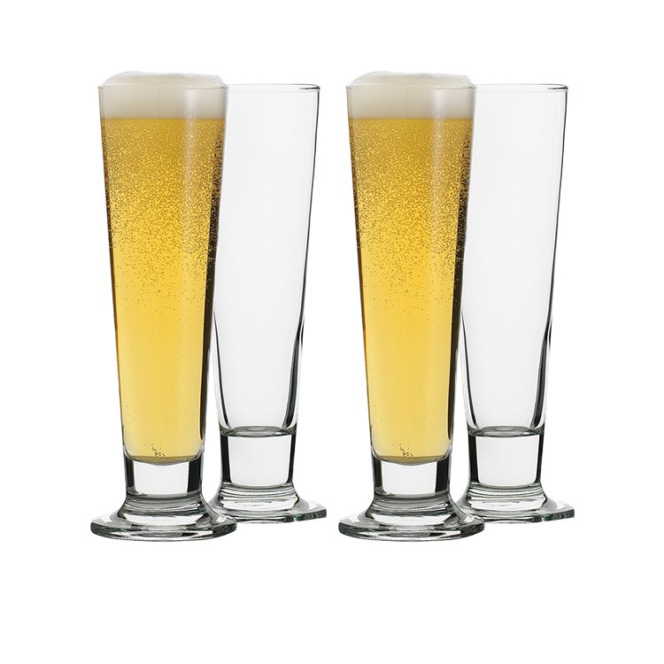 Ecology Classic Beer Pilsner Glasses - Set of 4 - 420ml