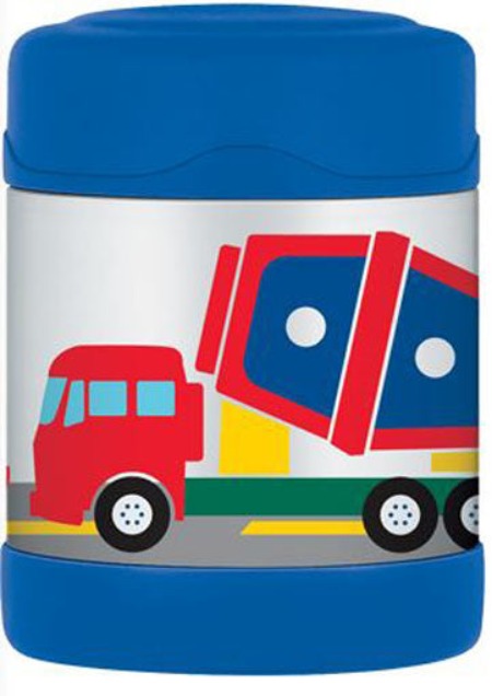 Thermos 290ml Funtainer Insulated Food Jar - Construction Vehicles