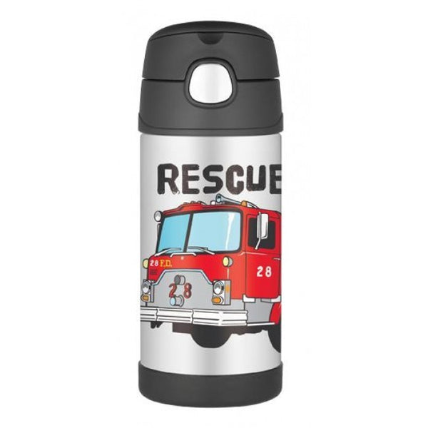 Thermos 355ml Funtainer Drink Bottle - Firetruck