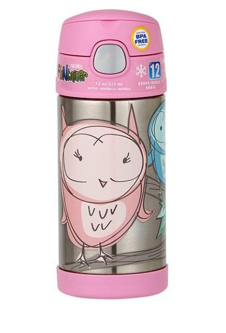 Thermos 355ml Funtainer Drink Bottle - Owl