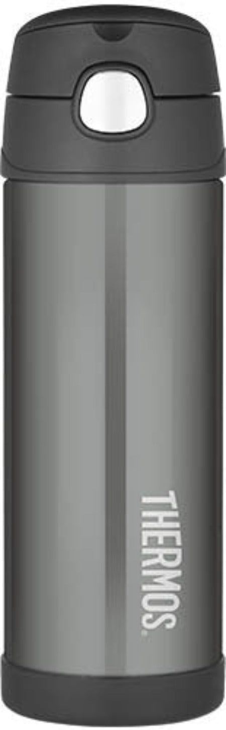 Thermos 470ml Funtainer Drink Bottle - Charcoal